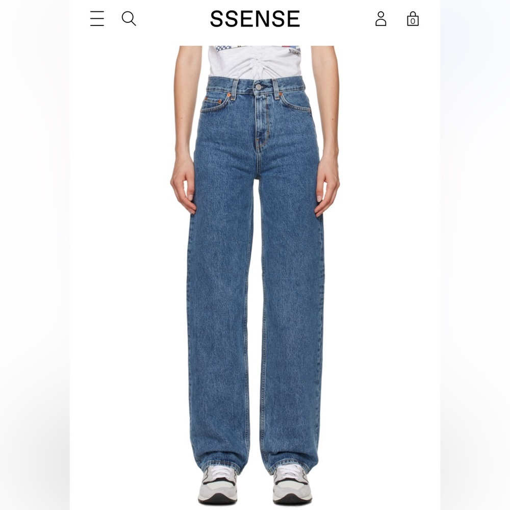 Sporty & Rich Loose Fit Denim Jeans